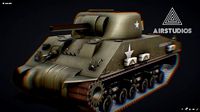 M4 Sherman Tank - World War 2 WWII