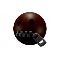 Zipper-Mouth Face 04