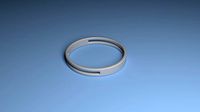 Silver ring for men