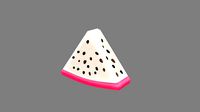 Cartoon pitaya slice