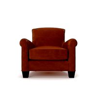 Irving Leather Armchair Leather Chestnut