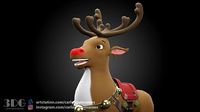 Rudolph Reindeer Cartoon