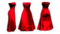 Chest Bow Strapless Dress