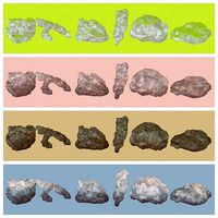 Stylised Rock formation Set
