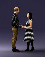 Couple holding hands 0027