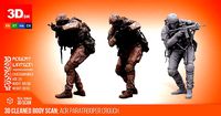 Cleaned 3D scan Robert Watson ACR Paratrooper Crouch