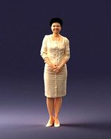Woman in dress 0010