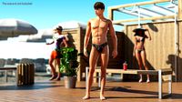 Young Man Underwear Rigged