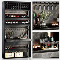 Mini Bar- Wine shelf