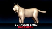 Eurasian Lynx Base Mesh