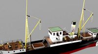 Bandirma Gemisi 3D Ship