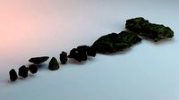 Green Algae Rocks