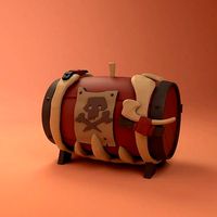 Stronghold Gunpowder Barrel - Sea of Thieves - STL File