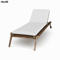 Restoration Hardware Malta Teak Chaise