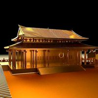 Chinese ancient courtyard house