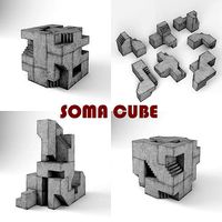 Soma Cube Puzzle architectural bauhaus