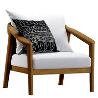 RH Malta teak armchair