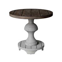 Circular Wooden Table