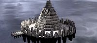 Babylon Tower Sci-Fi version with courtyard