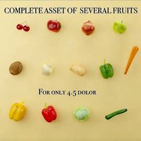 KIT OF SEVERAL FRUITS AND VEGETABLES