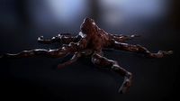Biomass alien plant lowpoly with PBR