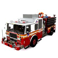 Fire Truck FDNY Engine with Interior