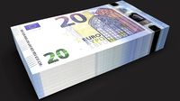 20 euro Banknotes Bill