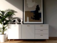 Everly Quinn White Sideboard on Wayfair