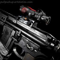 Game Ready Assult Rifle  Customized