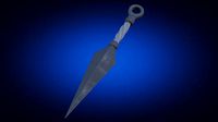 Japanese Kunai 01 Grey