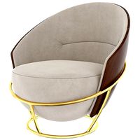 lu POWDERY ARMCHAIR 3d model