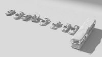 Destroyed Cars Vol 1 wrecked car vehicle burnt war rusty damaged