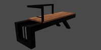 Modern bench