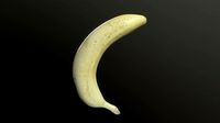 3D Scan Ripe Banana