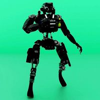 Humanoid Robot Police the future
