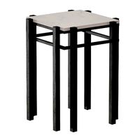 Serra White Marble End Table Crate and Barrel