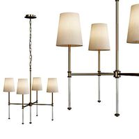 Camille Small Chandelier Antiqued Brass