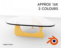 Isamu Noguchi style coffee table in 3 colours