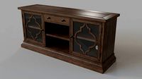 Lorraine Media Console Hewn Oak