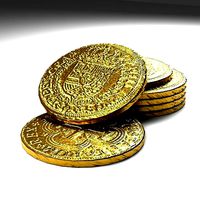 Vintage Spanish Golden coin 8 Golden escudos of 1721
