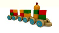 Little Chicks Wooden Toy Train
