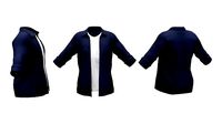 Open Front Shirt With T-shirt