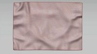 Bedspread carpet on a flat surface