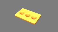 Cartoon egg tray - egg support