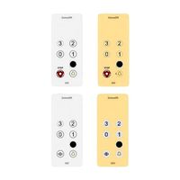 Elevator car pushbutton panels