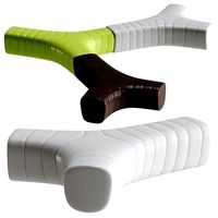 JETLAG Modular polyethylene bench by Plust