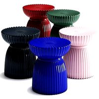 DU ROY Ceramic Stool Indigo Blue by Maison Dada