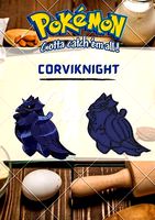 Amazing Pokemon Corviknight Cookie Cutter Stamp Cake Decorating