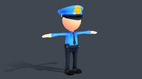 Low Poly Game Ready Stickman