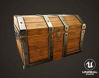 Medieval Treasure Chest - Wooden Chest II